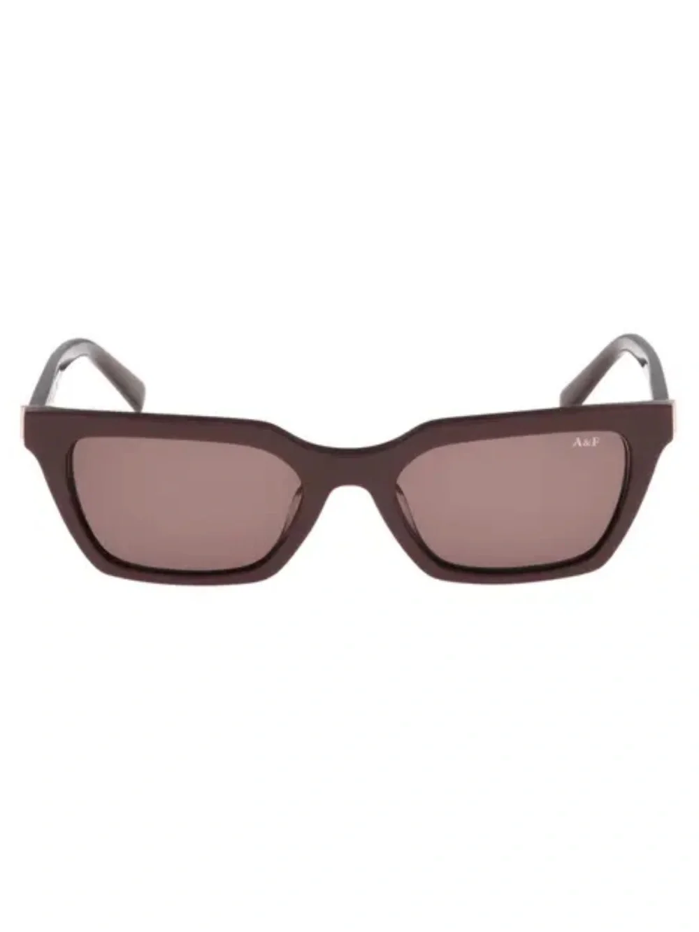 Abercrombie & Fitch 52mm Cat Eye Sunglasses Burgundy Shiny Bordeaux / Brown New